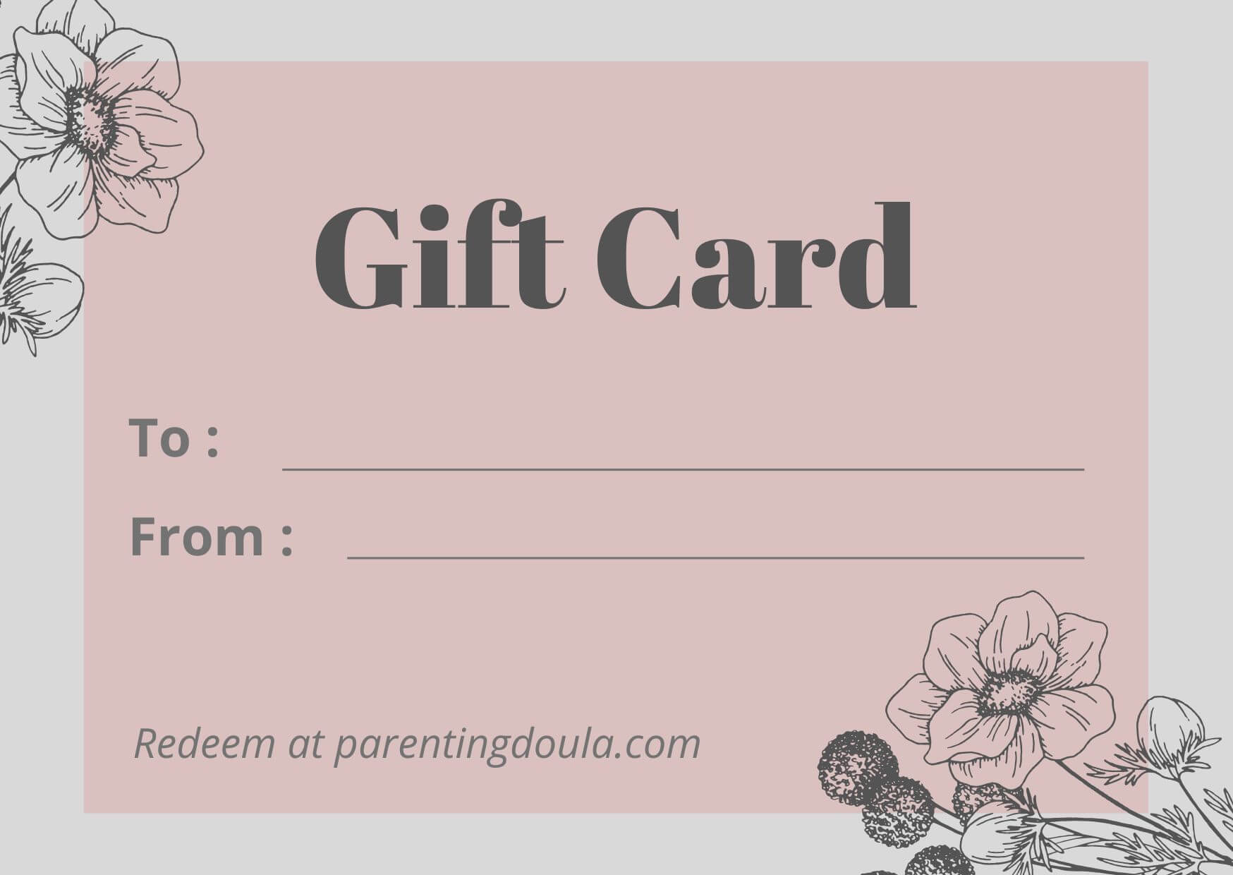 Gift Certificate
